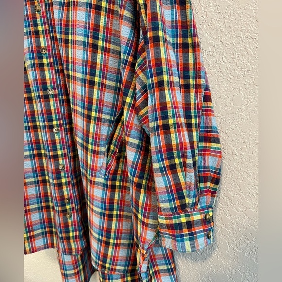 Urban Outfitters Bryce Oversize Plaid Button Down Shirt Size Women’s Sma… - Picture 9 of 13